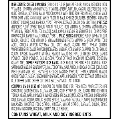 Cheez-It Snack Mix, Office and Kids Snacks, Classic, 9oz Box (12 Packs)