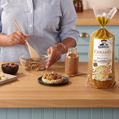Quaker Rice Cakes, Caramel, 6.5 Oz