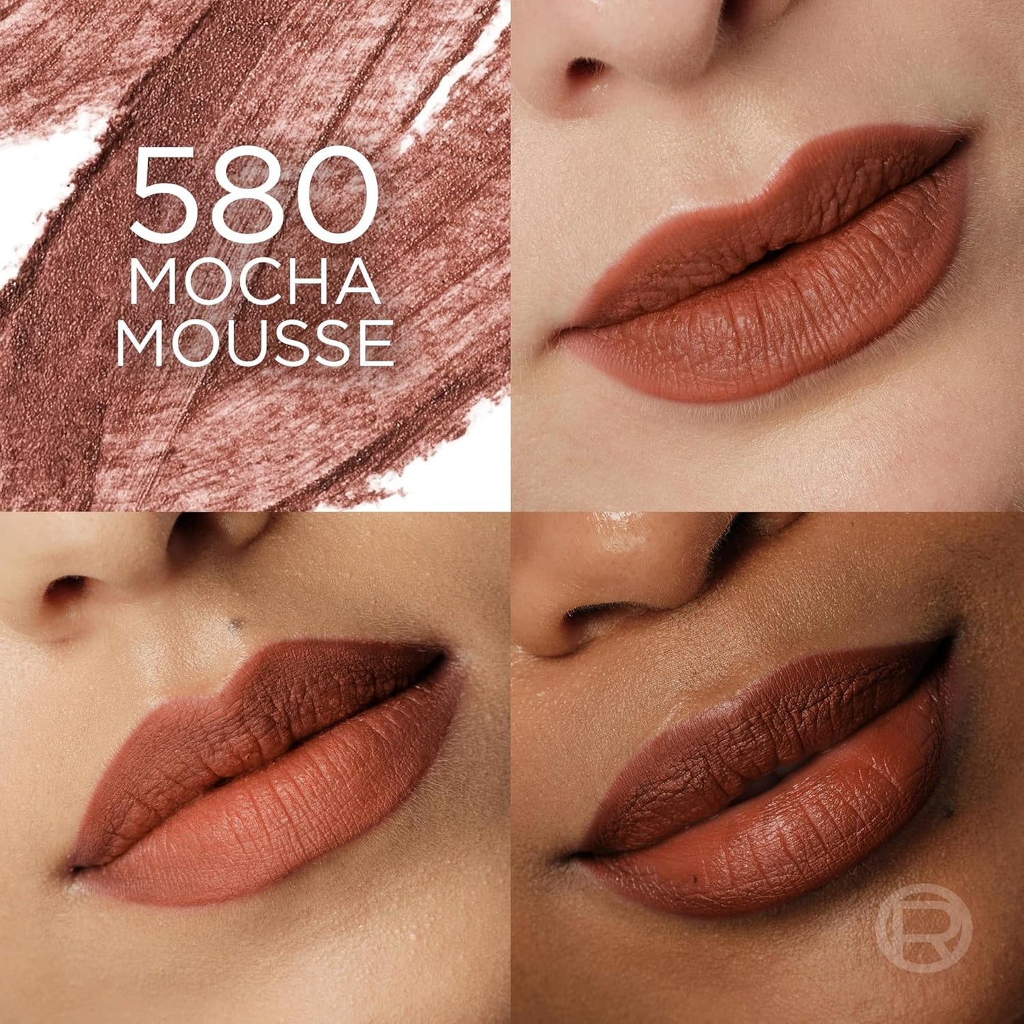 L'Oreal Paris Blurfiller Lip Liner, Lightweight, Buildable, and Sculpting Lip Pencil, Line, Define, and Contour for Fuller-Looking Lips, Mocha Mousse, 0.21 oz
