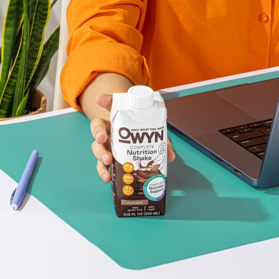 OWYN Complete Nutrition 20g Protein Shake, Chocolate, 11.15 fl oz, 4 Count
