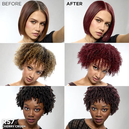 L'Oreal Paris Feria Multi-Faceted Shimmering Permanent Hair Color, R57 Intense Medium Auburn, Hair Dye Kit, Pack of 2