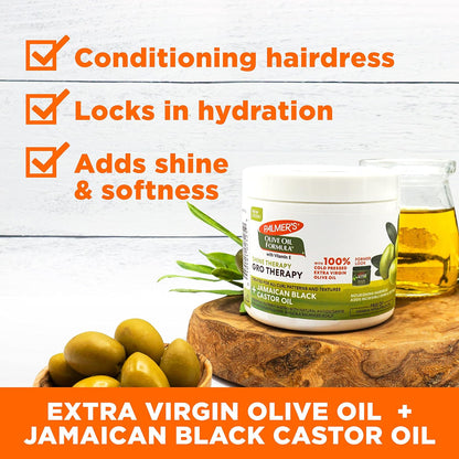 Palmer's GRO Shine Therapy Hairdress, Olive Oil Formula (5.25 Oz)