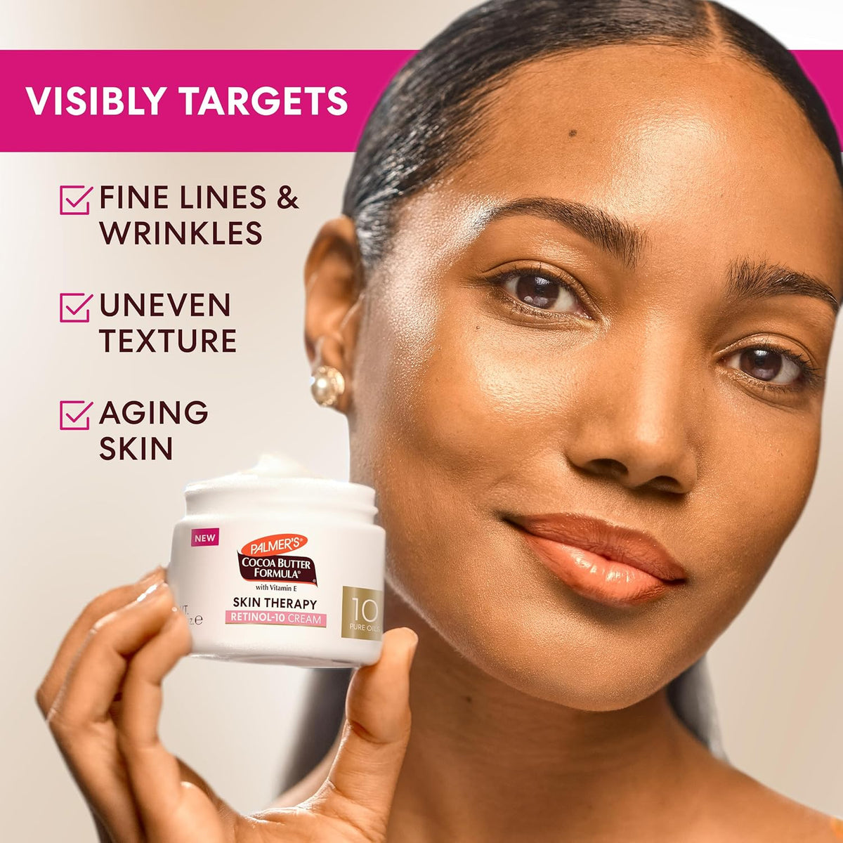 Palmer's Skin Therapy Face Cream, Retinol-10 Moisturizer (2.7 Oz)