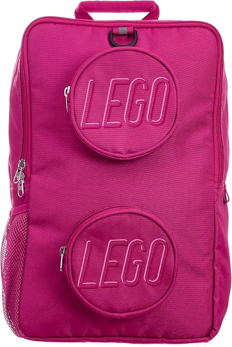LEGO Brick Backpack, Red Violet