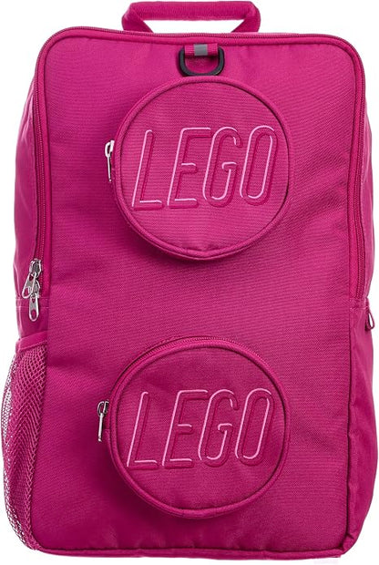 LEGO Brick Backpack, Red Violet