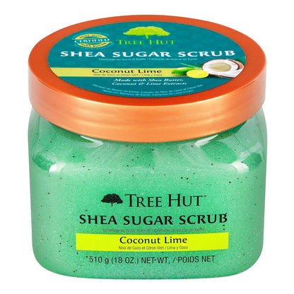 Tree Hut Shea Sugar Scrub, Coconut Lime, 18 Ounce (Pack of 3)