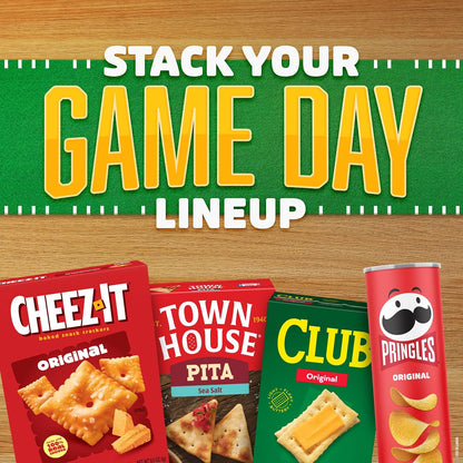 Cheez-It Baked Snack Crackers, Lunch Snacks, Smoked Gouda, 12.4oz Box (1 Box)