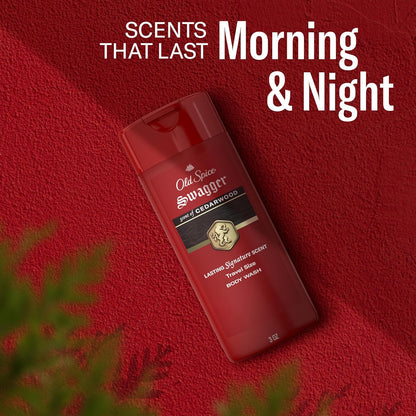 Old Spice Aluminum Free Deodorant for Men, 24/7 Long Lasting Freshness, 24/7 Sweat & Odor Protection, Fiji with Palm Tree Scent Deodorant with Travel-Size Swagger Scent Body Wash, 3 oz (Pack of 3)