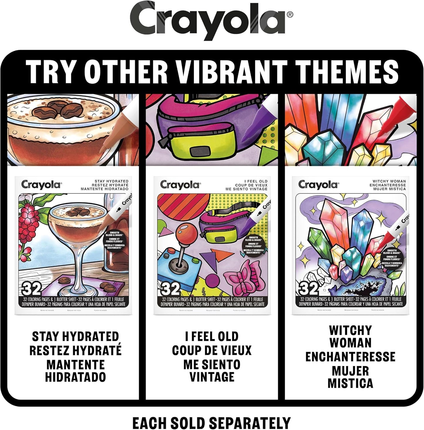 Crayola, LLC Adult Coloring Book - Flower Child