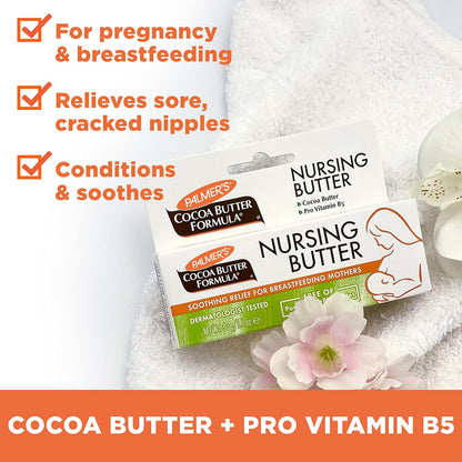 Palmer's Cocoa Butter Formula Nursing Butter, 1.1 Ounce (Pack of 2)