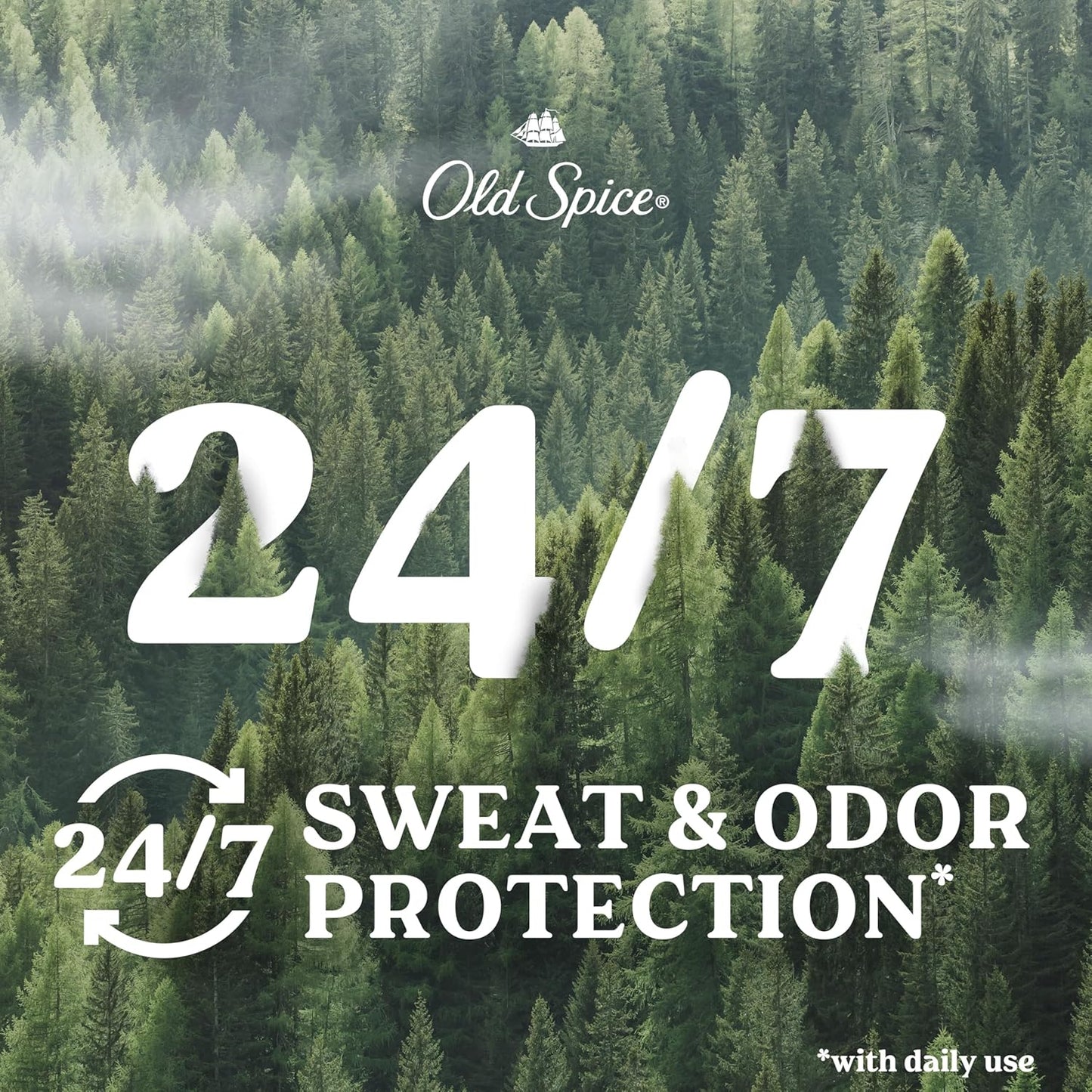 Old Spice Dry Feel Antiperspirant Deodorant for Men, 24/7 Sweat & Odor Protection, Gentle on Skin with Skin Conditioners, Dry Feel Stick, Timber with Sandalwood Scent, 2.6 oz (Pack of 2)