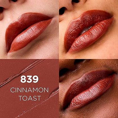 L'Oreal Paris Colour Riche Original Creamy, Hydrating Satin Lipstick with Argan Oil and Vitamin E, Cinnamon Toast, 1 Count