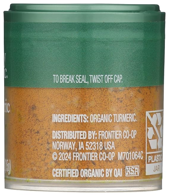 Simply Organic, Mini Ground Turmeric, .53 oz