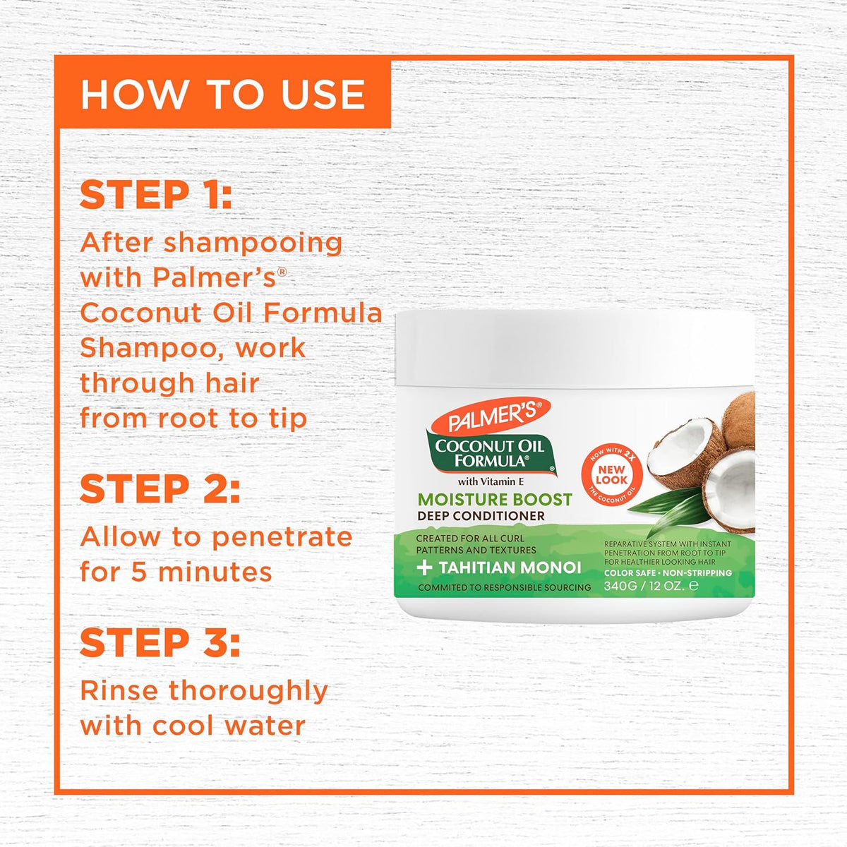 Palmer's Moisture Boost Deep Hair Conditioner with Coconut Oil (12 Fl Oz)