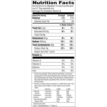 Quaker Near East Quinoa and Brown Rice Blend, Rosemary and Olive Oil 4.9 Ounce (Pack of 6 Boxes)