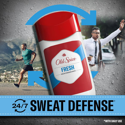 Old Spice Antiperspirant Deodorant For Men, High Endurance, 24/7 Sweat Defense & Odor Protection, 24/7 Freshness & Lasting Scent, Fresh Scent, 3.3 oz