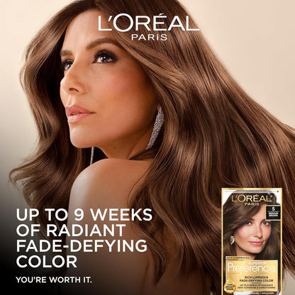 L'Oreal Paris Superior Preference Luminous Fade-Defying Permanent Hair Color, Hair Dye For Up to 9 Weeks of Radiance, Light Ash Blonde 9A, 1 Hair Dye Kit