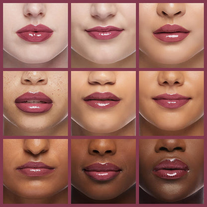 L'Oreal Paris Infallible Pro Gloss Plump Lip Gloss with Hyaluronic Acid, Long Lasting Plumping Shine, Lips Look Instantly Fuller and More Plump, True Berry, 0.21 fl. oz.