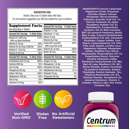 Centrum Multivitamin for Women 18 and Over, 120 Tablets