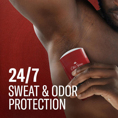 Old Spice Antiperspirant Deodorant for Men, 24/7 Sweat & Odor Protection, 24/7 Lasting Freshness, Invisible Solid, Swagger with Cedarwood Scent, 3.4 oz