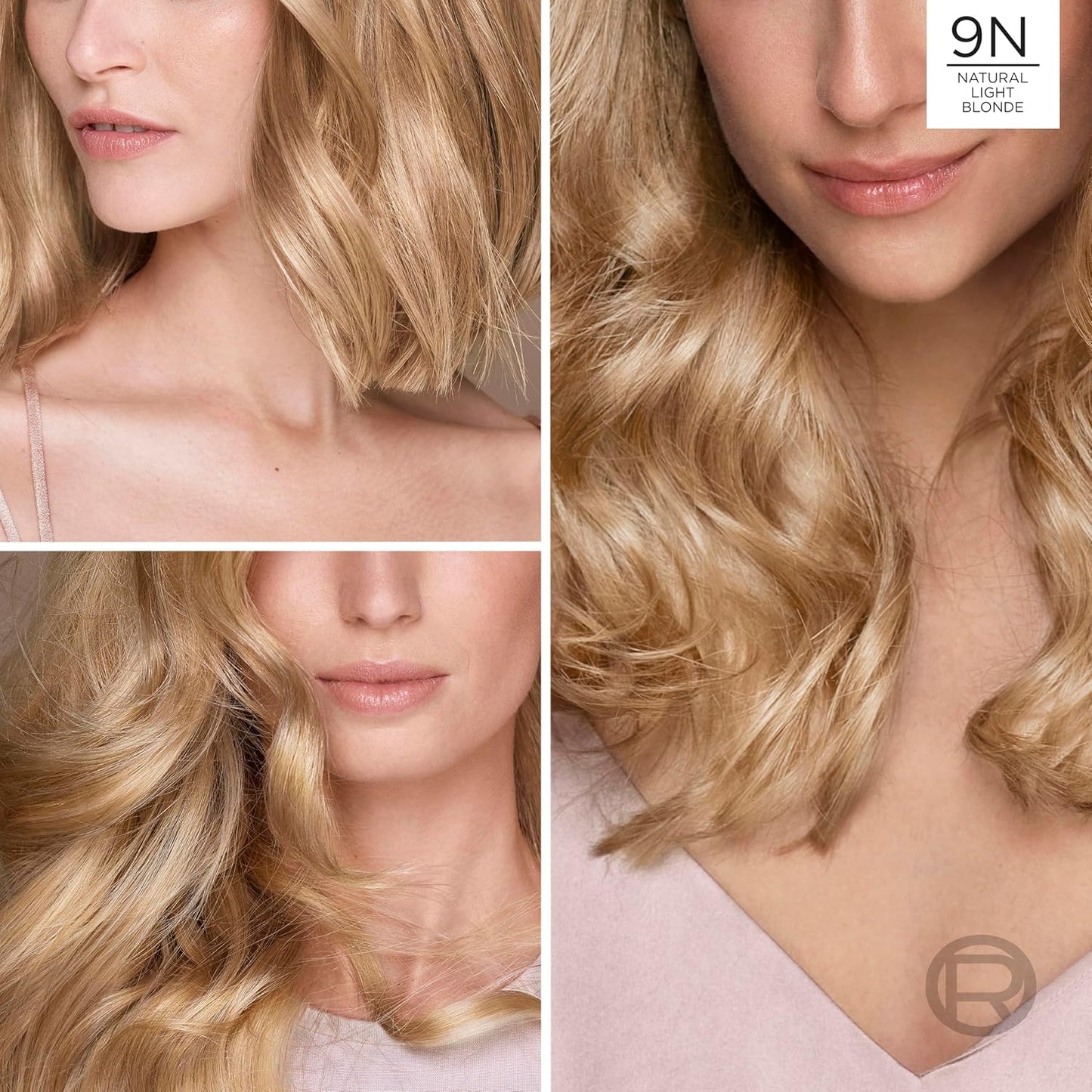 L’Oreal Paris Excellence Universal Nudes Permanent Hair Color, Ammonia Free Hair Dye for Gray Hair Coverage, 9N Natural Light Blonde, 1 Hair Dye Kit