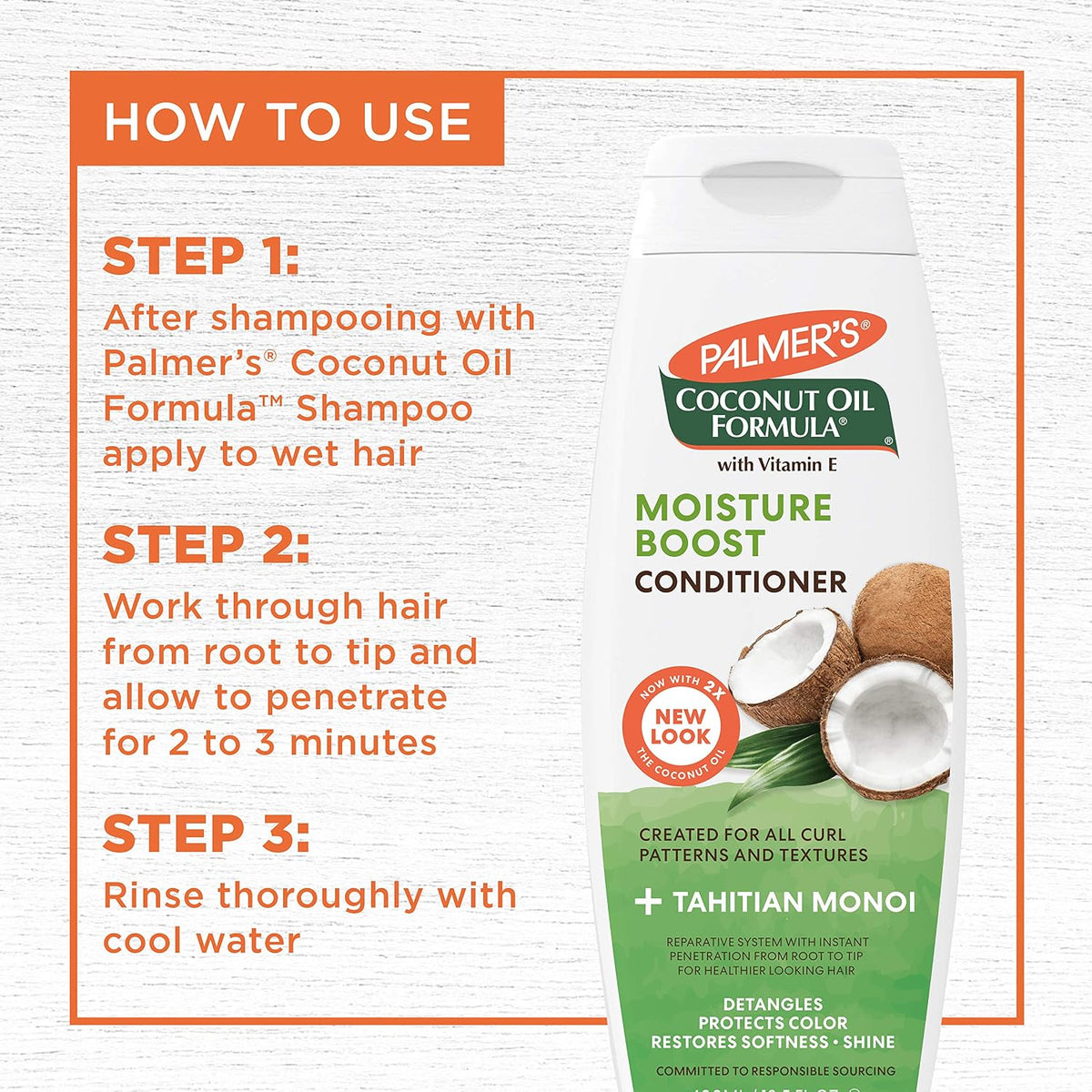 Palmer's Moisture Boost Hair Conditioner, Coconut Oil Formula (13.5 Fl Oz)