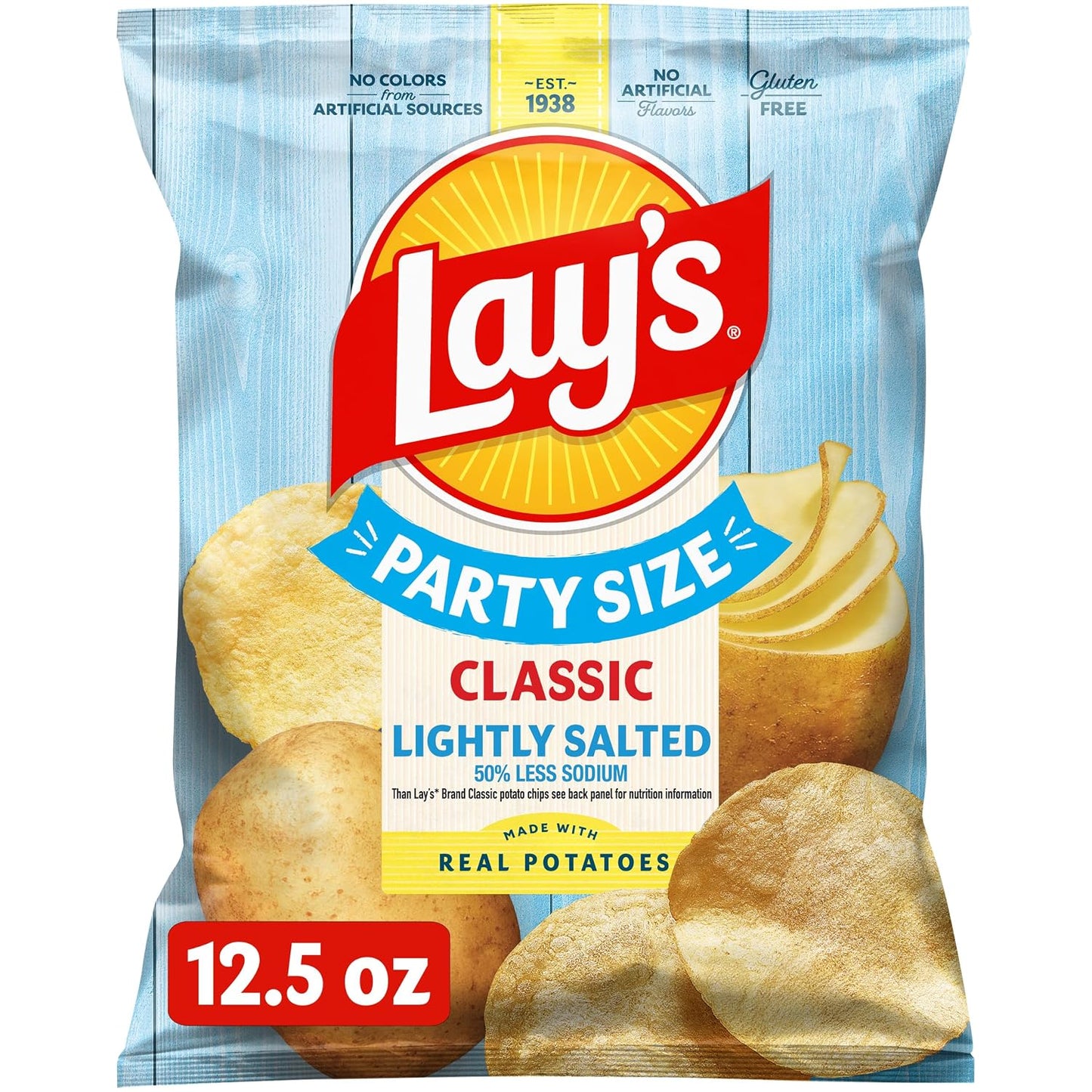 Lay's Lightly Party Size, 12.5 Oz