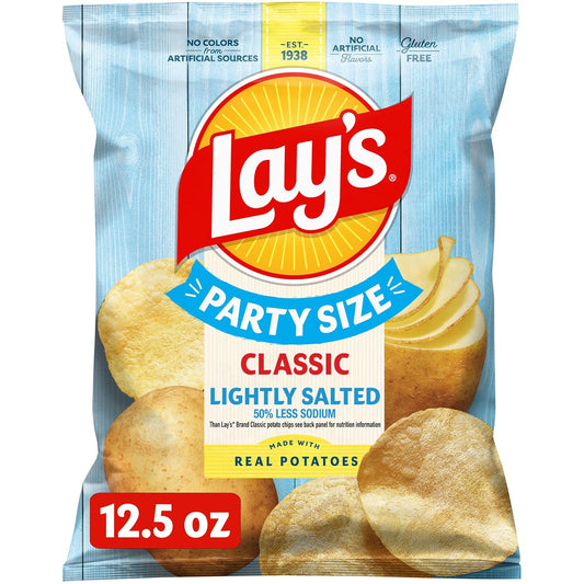 Lay's Lightly Party Size, 12.5 Oz