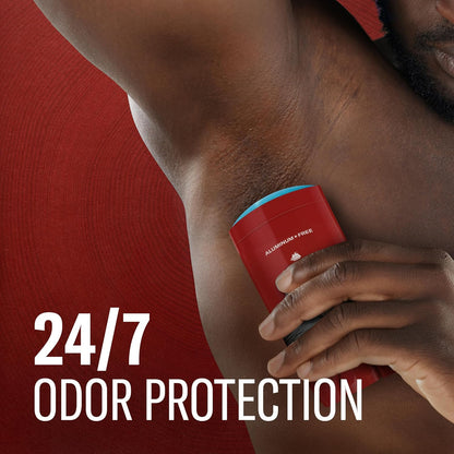 Old Spice Aluminum Free Deodorant for Men, 24/7 Odor Protection, 24/7 Freshness & Lasting Scent, Goes on Clean, Swagger with Cedarwood Scent, 3.0 oz (Pack of 2)