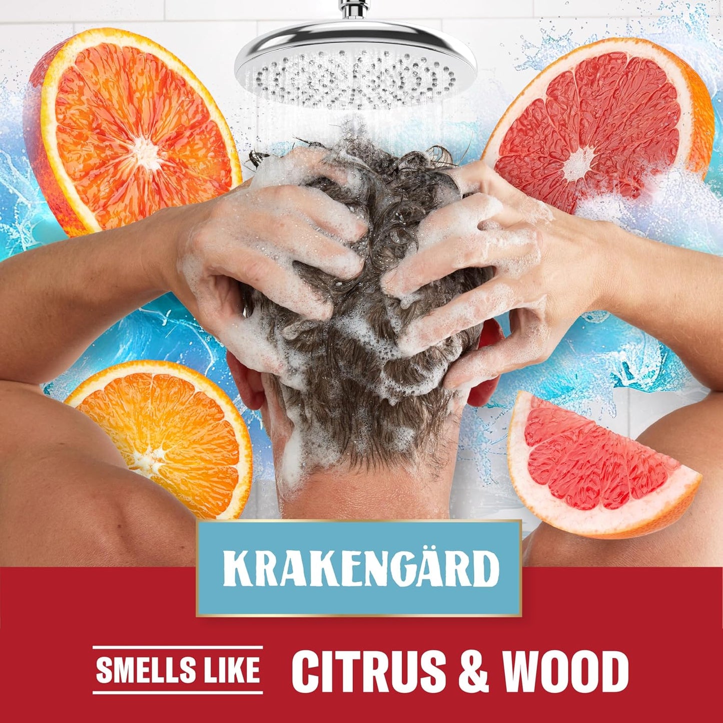 Old Spice Mens 2-in-1 Shampoo and Conditioner Set, Krakengard, For All Hair Types, Healthier, Fuller, More Moisturized Looking Hair, 13.5 fl oz Each (Pack of 6)