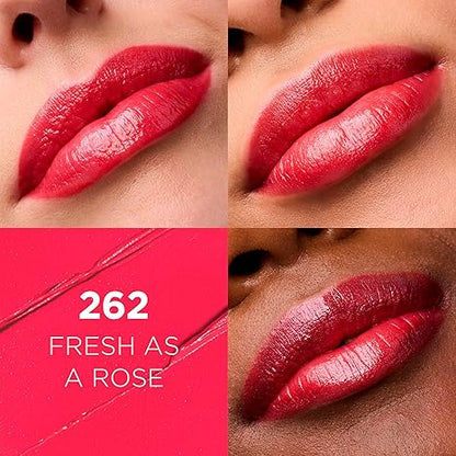 L'Oreal Paris Colour Riche Original Creamy, Hydrating Satin Lipstick with Argan Oil and Vitamin E, Fresh as a Rose, 1 Count