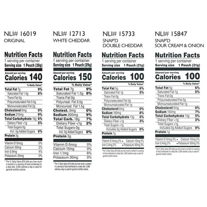 Cheez-It Cheese Crackers, Baked Snack Crackers, Lunch Snacks, Variety Pack (84 Packs)