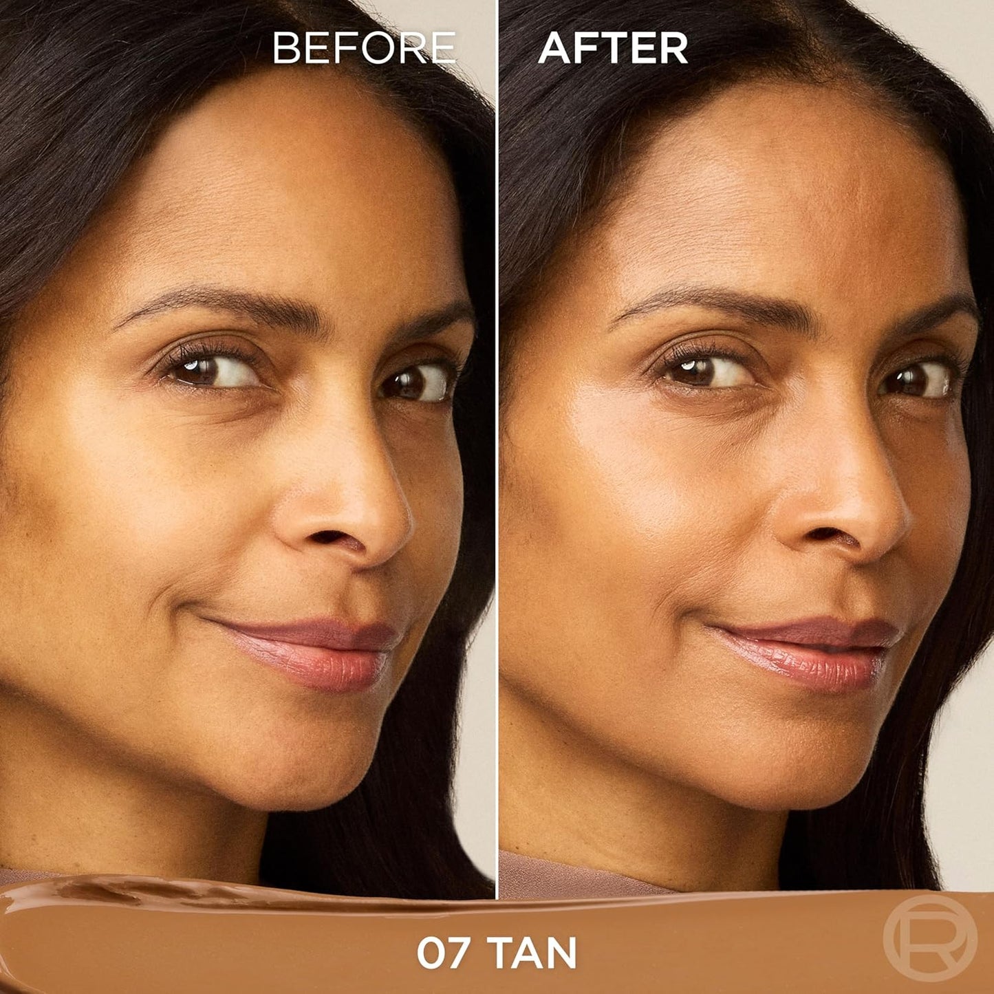 L'Oreal Paris True Match Hyaluron Tinted Balm Foundation, Skincare Foundation with Light to Medium Radiant Coverage, Minimizes Wrinkles and Fine Lines, Non-Comedogenic Formula, Tan 7