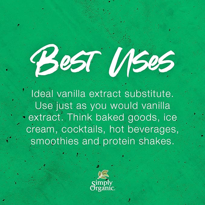 Simply Organic Vanilla Flavoring 2 Fl Oz (Pack of 6)