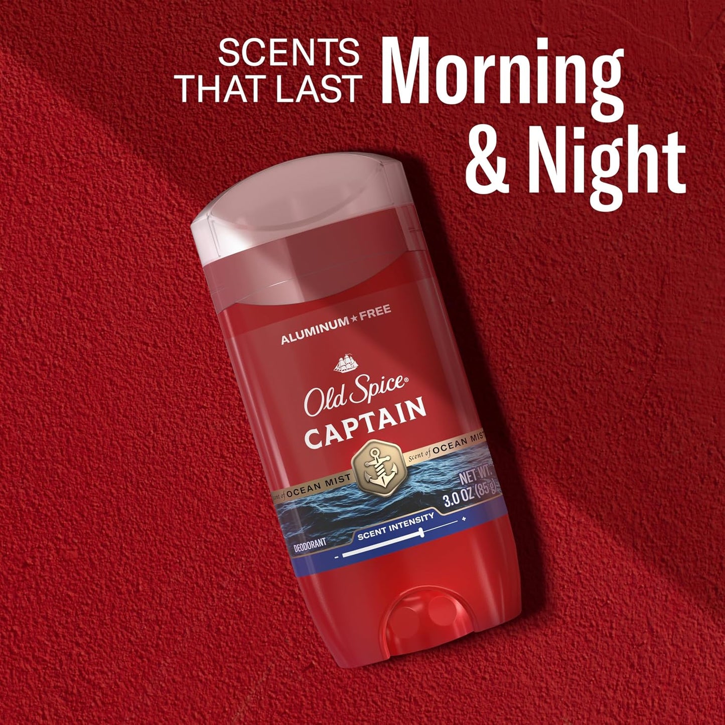 Old Spice Aluminum Free Deodorant for Men, 24/7 Odor Protection & Signature Scent Control, 24/7 Freshness & Lasting Scent, Captain with Bergamot Scent, 3.0 oz (Pack of 2)