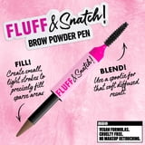 NYX Professional Makeup Fluff & Snatch Eyebrow Pencil, Eyebrow Powder Pen, Taupe, 0.04 oz