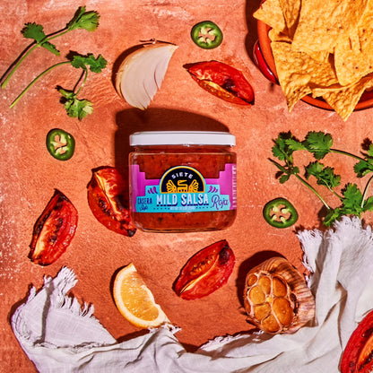 (3 pack) Siete Family Foods, Casera Salsa Roja, Mild, 10.5 oz.