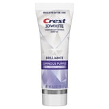 Crest 3D White Brilliance Luminous Purple Teeth Whitening Toothpaste, 4.6 oz