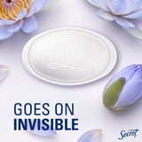 Secret Antiperspirant & Deodorant for Women, Invisible Solid, 72HR Breathable Sweat & Odor Protection, Cool Waterlily Scent, 2.6 oz