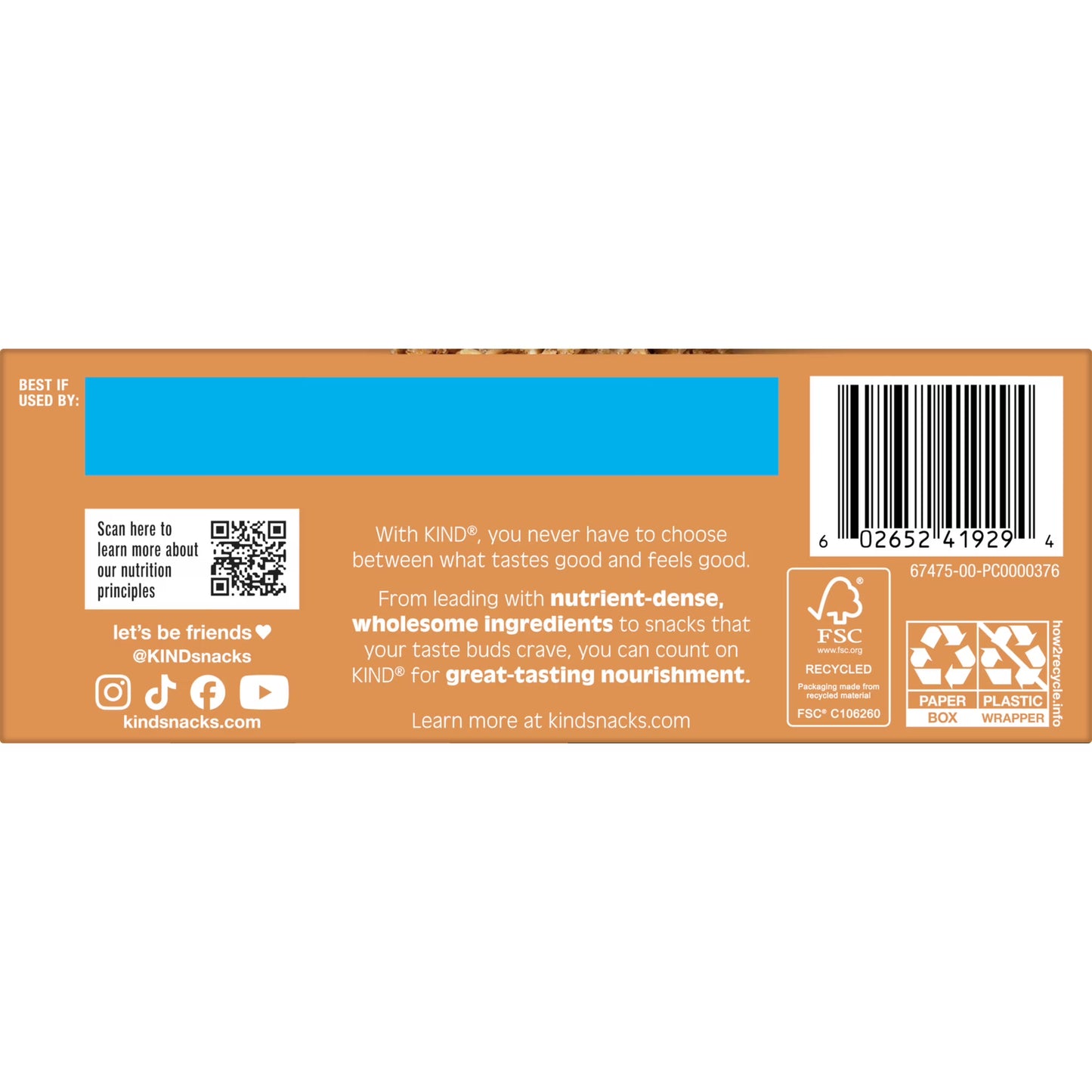 (5 pack) KIND Breakfast Protein Bars, Almond Butter, 1.76 oz, 6 Count