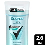 Degree Antiperspirant Deodorant Anti-White Marks & Yellow Stains Black+White Pure Rain 72-hour Sweat and Odor Protection, 2.6 oz