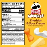 Pringles Mingles Cheddar and Sour Cream Puffed Snacks, Cheese Puffs, 5.5 oz