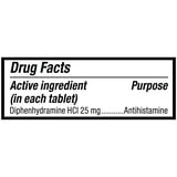 (3 pack) Equate Allergy Relief Diphenhydramine HCl 25 mg Antihistamine Tablets, 365 Count, Compare to Benadryl Allergy Ultra tab Active Ingredient