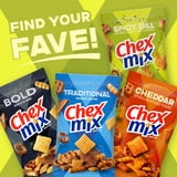 Chex Mix Spicy Dill Snack Mix, Savory Snack Bag, Family Size, 13.5 oz