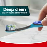 Colgate 360 Vibrate Deep Clean Battery Powered Electric Toothbrush with Soft Bristles, 1 Pack