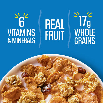 Kellogg's Raisin Bran Crunch Breakfast Cereal, Good Source of Fiber, Mega Size, 26.7 oz