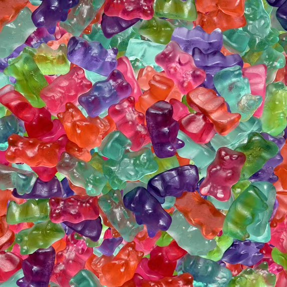 HARIBO Goldbears Gummy Bears Wild Berry Candy Gummies, 4 oz, Peg Bag