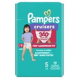 Pampers Cruisers 360 Baby Diapers Size 5, 19 Count (Select for More Options)