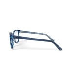 Hard Candy Women's HC277 Cat Eye Prescription Eyeglasses with Case, Crystal Blue