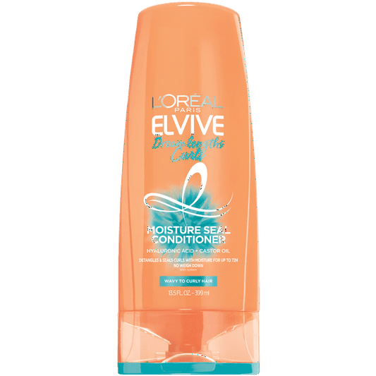 L'Oreal Paris Elvive Dream Lengths Curls Moisture Conditioner, Squeeze Bottle, 13.5 fl oz